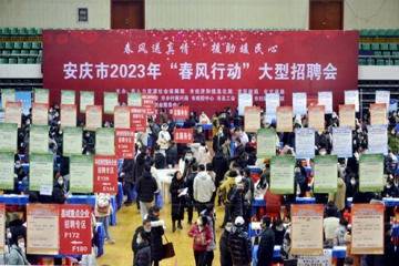 东风送真情  增援暖民气---安徽永信贵宾会217集团参与全市招聘会系列活动